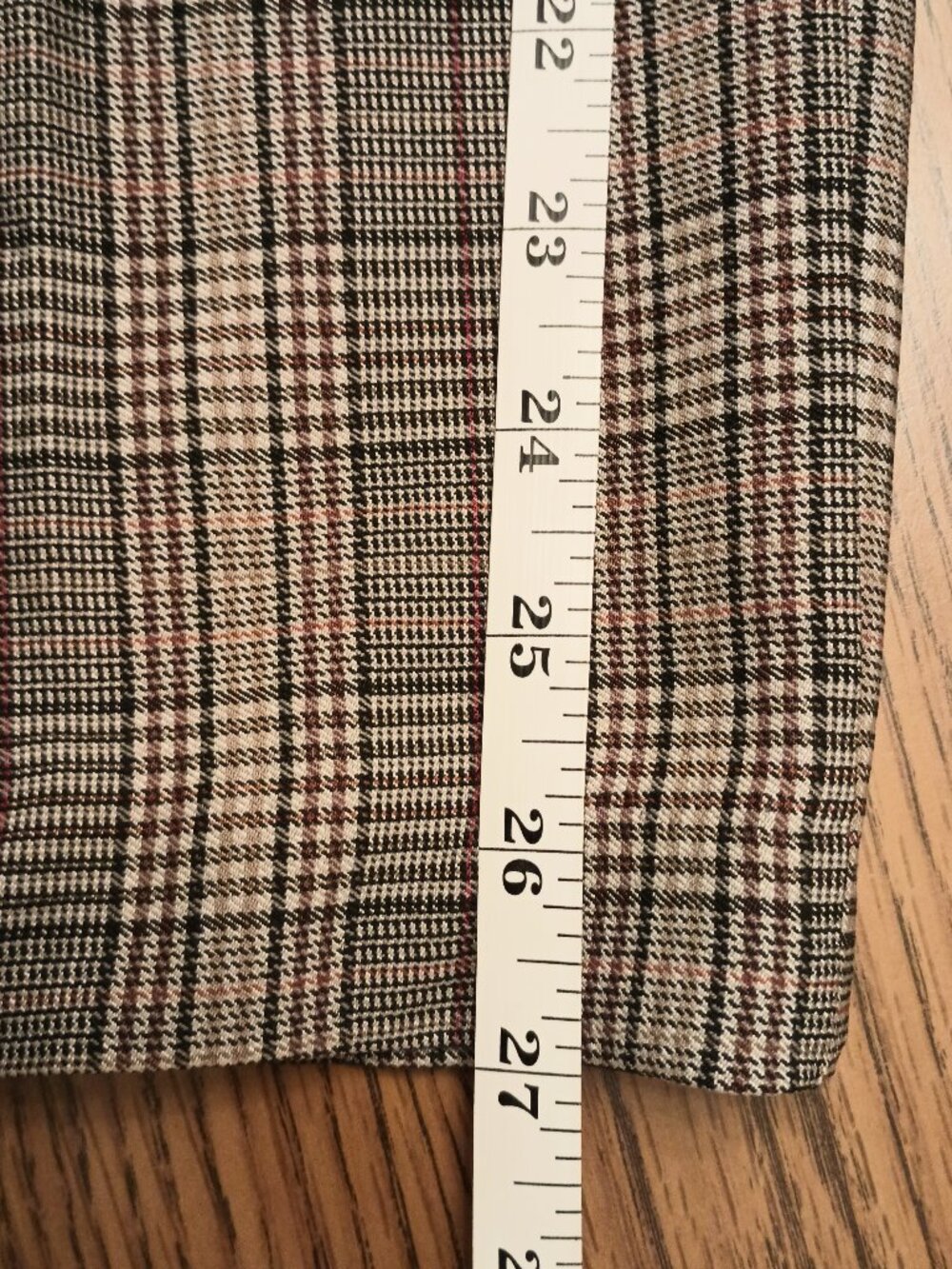 Jules & Leopold Size XL Brown Plaid Pull-on Ankle Pants (NWOT) - Picture 9 of 12